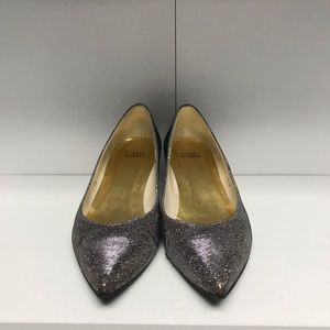 Stuart Weitzman Gold kitten Pumps, size 9.5